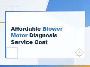 Affordable Blower Motor Diagnosis Service Cost Guide